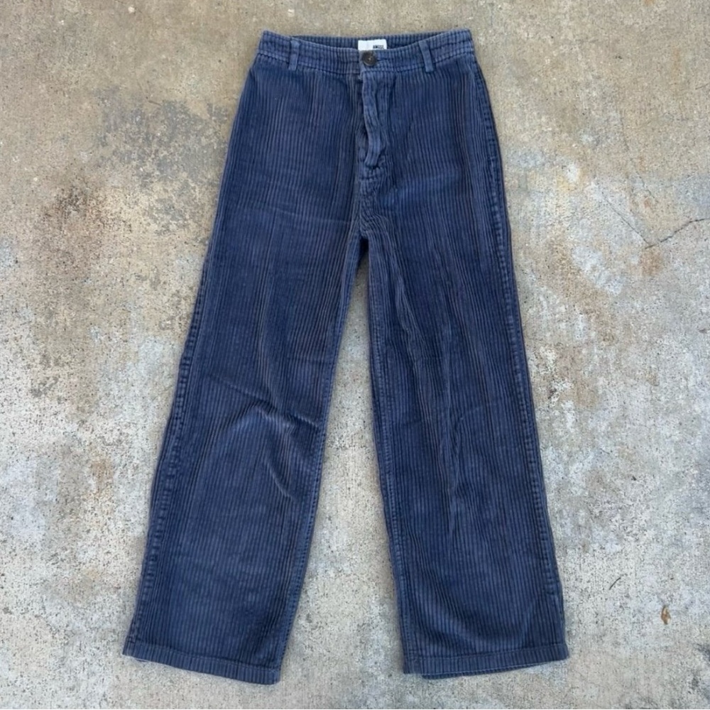 Muse Men's Dark Gray Corduroy Pants